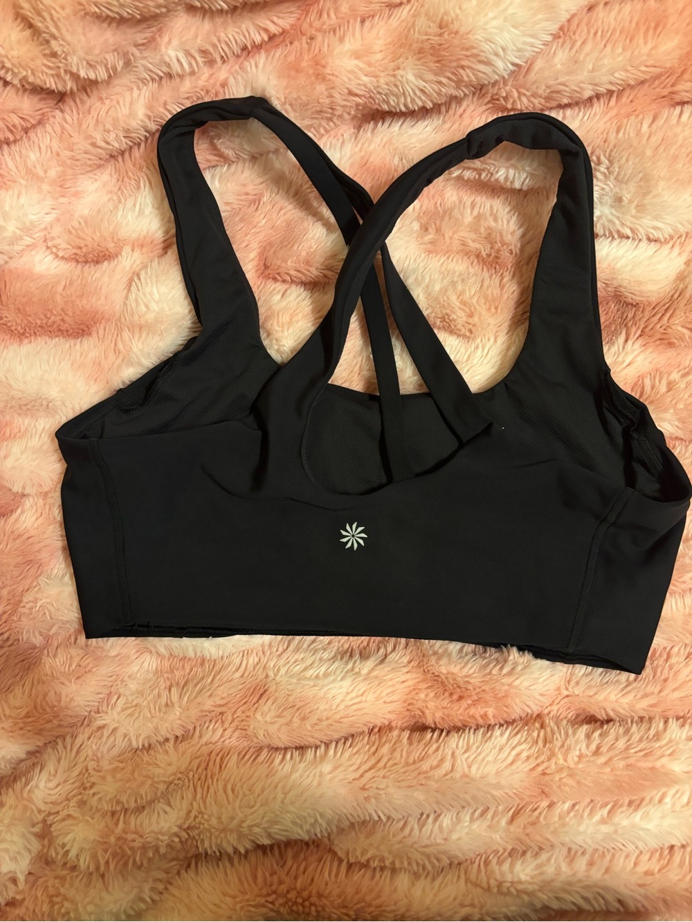 Women's Black Strappy Sports Bra Athleta